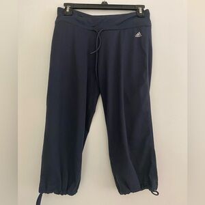 Adidas Navy Capris size S